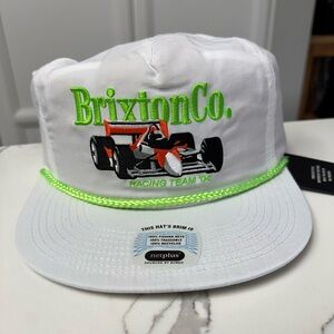 NWT Brixton Neon Formula High Profile SnapBack hat, OS.